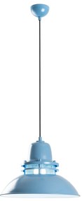 Candeeiro Suspenso com Altura Ajustável – Tibet Light Blue – Azul Clar