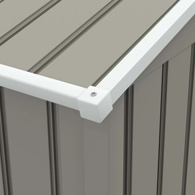 Abrigo de Jardim – Dijon – 236x174x190cm – Estrutura Aço Galvanizado –