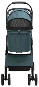 Carrinho de Pet Dobrável Verde 81 x 47 x 99 cm Tecido Oxford