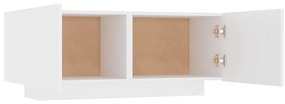 Mesa de cabeceira 100x35x40 cm derivados de madeira branco