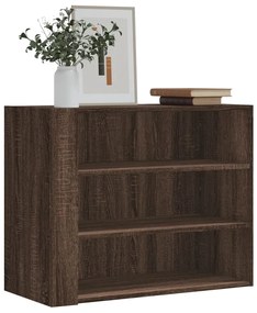 vidaXL Armário parede 75x35x60 cm derivados madeira carvalho castanho