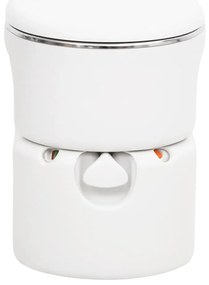 Sanita integrada p/ campismo 24+17 L PEAD e aço branco