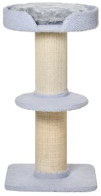 PawHut Arranhador para Gatos Altura 91 cm Arranhador para Gatos de 3 N