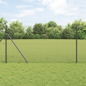 Cerca de Arame Soldado Cinza 1x50 m Aço