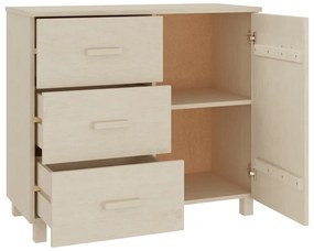 Aparador HAMAR 90x40x80 cm pinho maciço castanho-mel