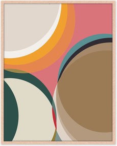 Impressão digital emoldurada Geometric Art