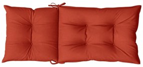 Almofadões cadeiras altas 6 pcs mesclado tecido vermelho