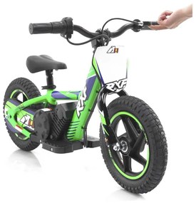 Bicicleta elétrica infantil 12" 100W 24V 2.6Ah Roan RXF Sedna VERDE