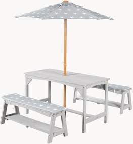 Conjunto de assentos estofados para crianças com guarda-sol Outdoor+, conjunto de 4