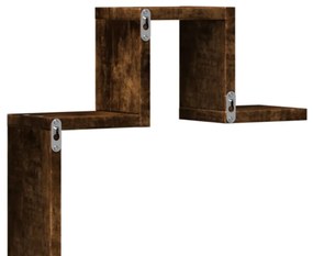 Estante parede 104,5x10x43 cm derivados madeira carvalho fumado