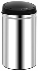 Caixote do lixo com sensor automático 40 L aço inoxidável