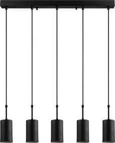 Chandelier Camel 5 – Preto – 79 x 9 cm