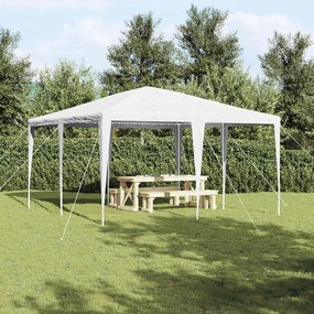 vidaXL Tenda de Festa Branco 400 x 400 x 266 cm Polietileno e Aço