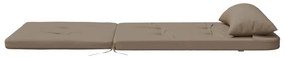 Almofadões cadeira adirondack 2pcs tecido oxf cinza-acastanhado