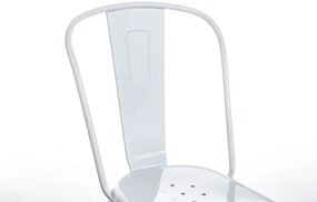 Cadeira Benedikt em metal 89 x 44 x 48 cm Branco