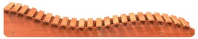 Espreguiçadeira 205x80x31,5 cm pinho maciço castanho-mel