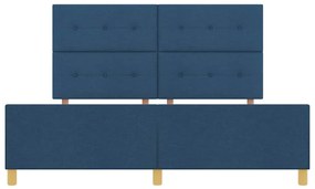 Cama vidaXL Azul 180x200 cm Tecido