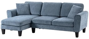 Sofá Chaise Longue Sofá de Canto Sofa Sala de Estar Reversível em Form