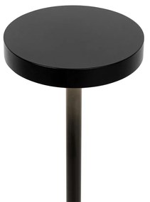 Candeeiro de mesa de exterior preto c/ LED e dimmer tátil recarregável - Dupont Design