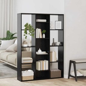 vidaXL Divisor de Ambiente Carvalho preto 100 x 24 x 140 cm