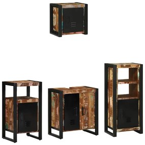 Conjunto de Móveis para Banheiro com prateleira com armazenamento com
