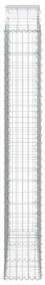 Cesto gabião arqueado 150x30x200/220 cm ferro galvanizado