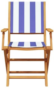 3pcs conjunto bistrô tecido/madeira maciça padrão azul e branco