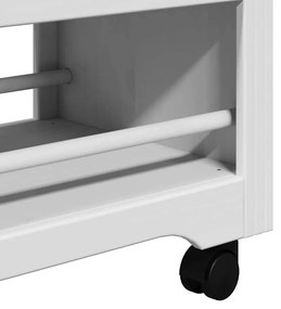 Carrinho de cozinha BODO branco 67,5x45x80 cm