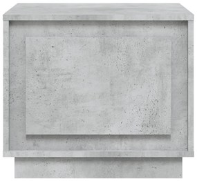 Mesa de centro 51x50x44 cm derivados de madeira cinza cimento