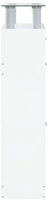 Sapateira 63x24x104 cm derivados de madeira branco brilhante