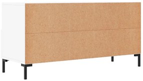 Móvel de TV 102x36x50 cm derivados de madeira branco