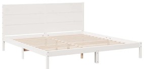 Cama extra longa sem colchão 200x220 cm madeira maciça