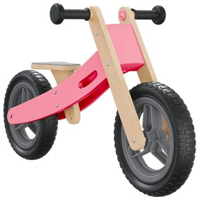 Bicicleta de equilíbrio para criança rosa