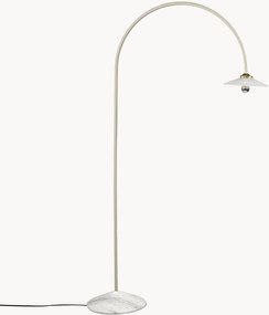 Candeeiro de arco artesanal com base em mármore Moou