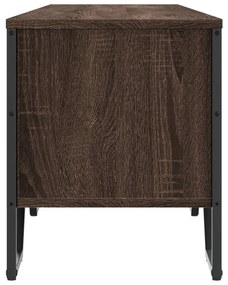 Móvel de TV 180x34x41 cm derivados de madeira carvalho castanho
