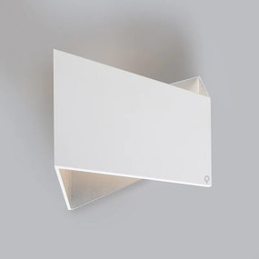 Conjunto de 2 candeeiros de parede de design branco - dobrável Design,Moderno