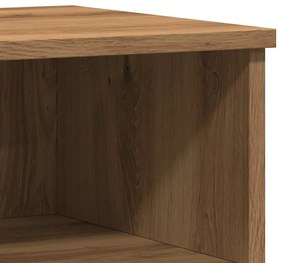 Mesa cabeceira 40x35x50 cm derivados madeira carvalho artisiano