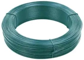 vidaXL Arame para prender cerca 250 m 1,6/2,5 mm aço preto esverdeado