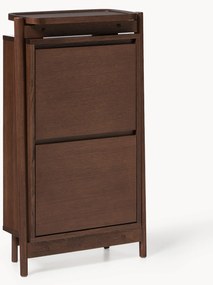 Sapateira em madeira Libby, castanha