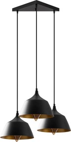 Candeeiro de Teto Dodo – Preto – 52 x 52 cm