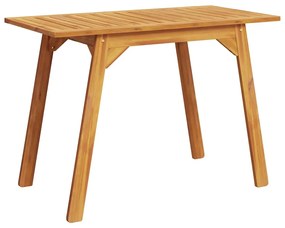 3 pcs conjunto de jantar para jardim madeira de acácia maciça