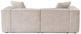 Sofá de 2 Lugares Lora – Mocha – 220x108x65 cm