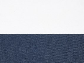 Almofada para banco de jardim 112 x 54 x 5 cm azul e branca VIVARA  Beliani