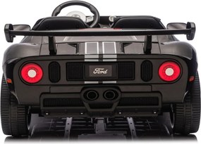 Carro elétrico para Crianças 24V 4x4 Ford GT Rodas Espuma EVA, assento couro ecológico Preto