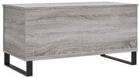 Mesa de centro 90x44,5x45 cm derivados de madeira cinza sonoma