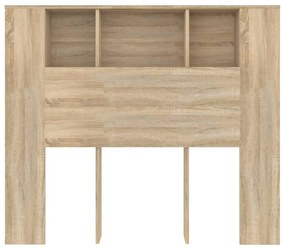 Armário de cabeceira 120x18,5x102,5 cm carvalho sonoma