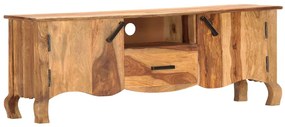 Móvel de TV 115x30x42 cm madeira maciça
