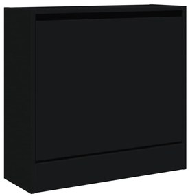 Sapateira 60x21x57 cm derivados de madeira preto