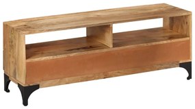 Móvel TV madeira de mangueira 120x35x45 cm