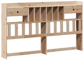 Cama com estante sem colchão 180x200 cm pinho maciço